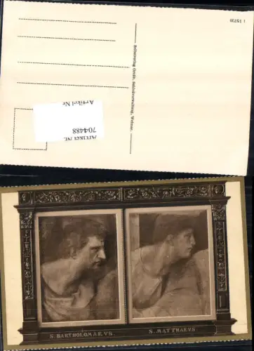 704488 Künstler AK Bartholomäus Matthäus