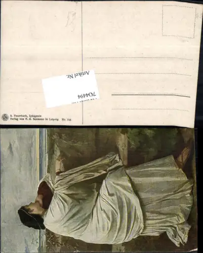 704494 Künstler AK Anselm Feuerbach Iphigenie