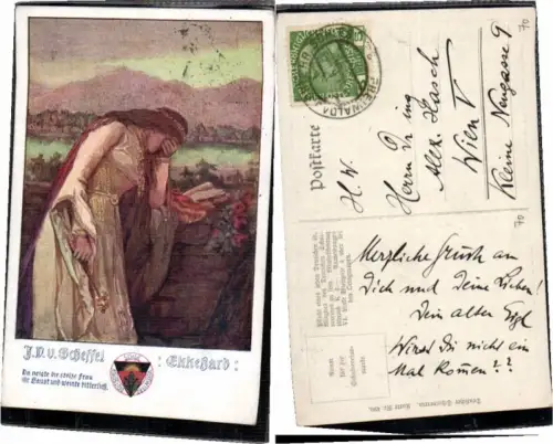 63012,Dt Schulverein 490 F. Kuderna sign. Frau weint