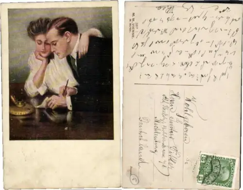 69244,M.M. Vienne Munk 387 Clarence F. Underwood Liebespaar