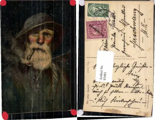 83401,A.S.-Meuro Imita Ölgemälde 405 Walter Hoy Pfeife