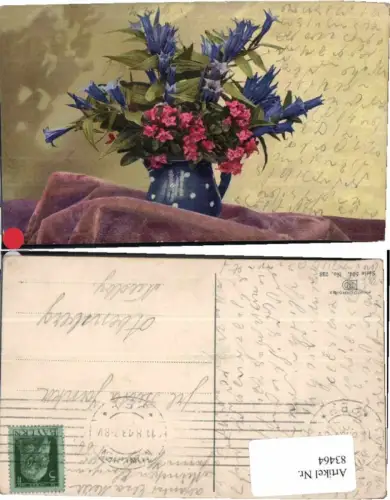 83464,Photochromie Ser 504-738 Blumen Vase