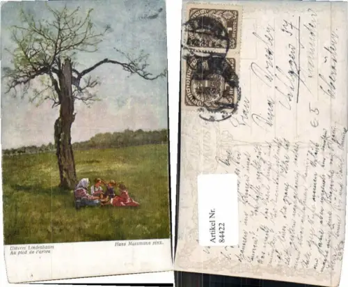 84422,Hans Massmann Unterm Lindenbaum Baum B.K.W.I 2097