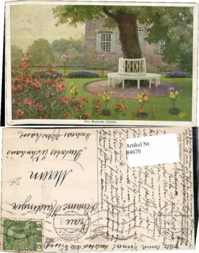 84670,Wohlgemuth Lissner 1008 Gartenhaus Blumen