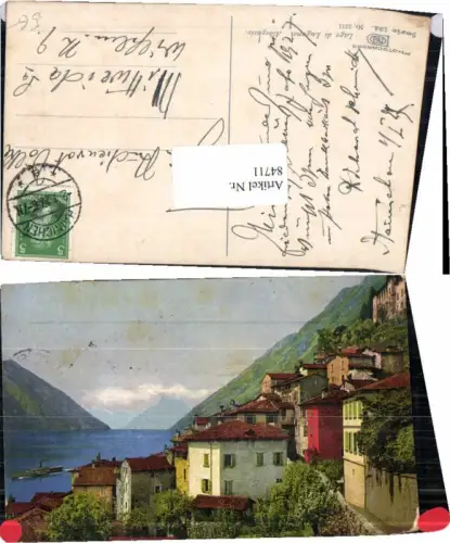 84711,Photochromie 194-3311 Lago di Lugano Albogasio