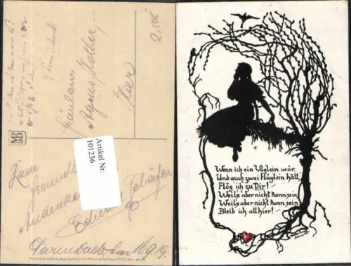 101236,Meissner e Buch 2323 Scherenschnitt Silhouette