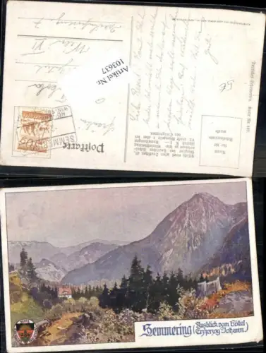 103637,Dt. Schulverein 449 Semmering Erzherzog Johann Hotel