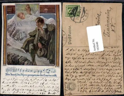 103640,Dt. Schulverein 1239 W.H. Braun Liedkarte