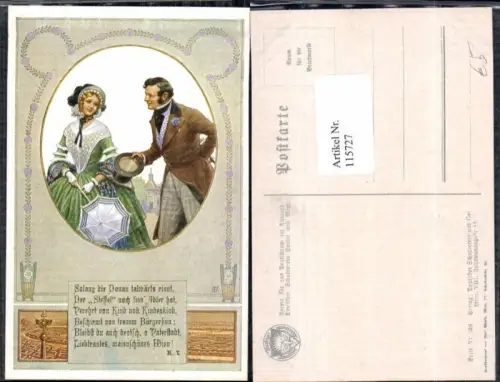 115727,Deutscher Schulverein 529 Schirm mann Hut