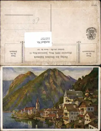 115757,Verein Südmark 197 Hallstatt W. Reichelt