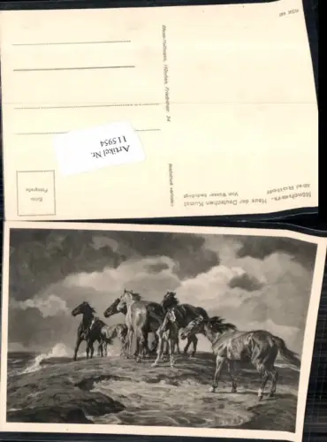 115954,Haus der deutschen Kunst HDK 440 Alfred Rolloff Wasser bedrängt