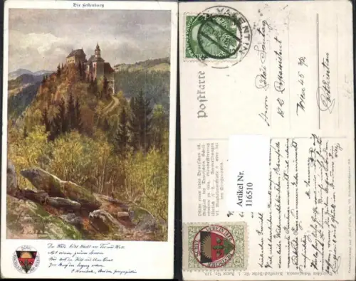 116510,Dt Schulverein Kernstock reihe 1 Karte 140 Festenburg Sankt Lorenzen am Wechsel