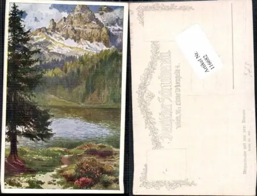 116682,Dt. Schulverein 407 Misurinasee Cadora Trentino E.F. Hofecker