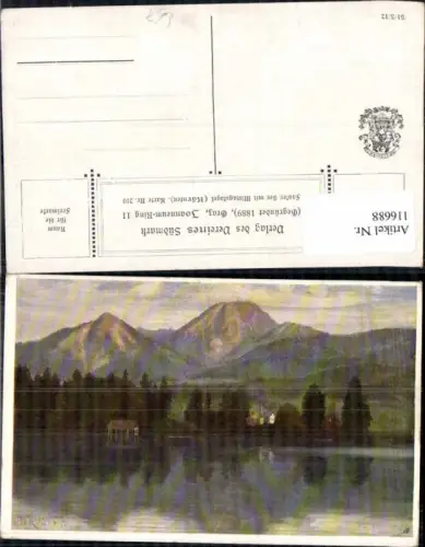 116688,Verein Südmark 210 Faakersee Faak am See Mittagskogel W. Reichelt