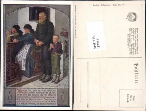 117943,Dt. Schulverein 804 F. Kuderna Deutsch sein heisst Kirche beten Bibel Junge gebet