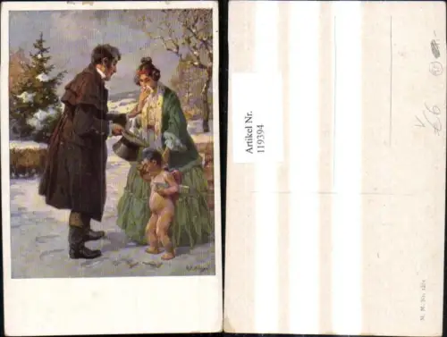 119394,M. Munk Vienne 1324 R. A. Höger Paar m. Amor Winter