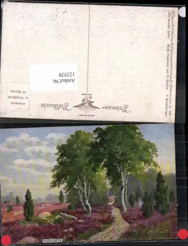 123528,Primus AK Present sign. Deutsche Heide