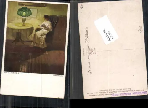 123533,Primus AK 3114 Reifferscheid Sommerabend Frau liest Buch