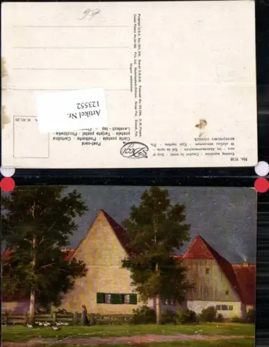 123552,Degi AK Ölgemälde 1138 Abendsonnenschein