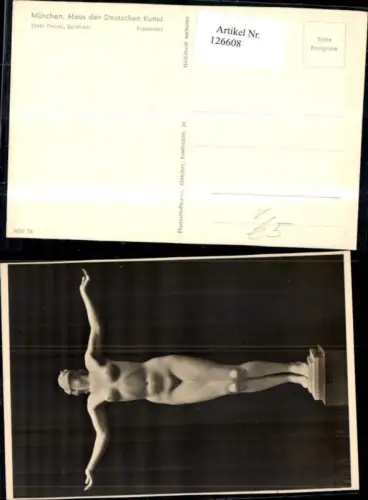 126608,Haus der Deutschen Kunst HDK 96 Frauenakt Erotik Akt