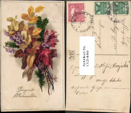 132480,Meissner e Buch Leipzig 2303 Weihnachten Blumen
