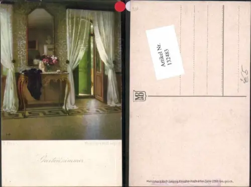 132483,Meissner e Buch Leipzig 2568 C. Blos Gartenzimmer