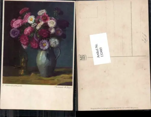 132485,Meissner e Buch Leipzig 2302 E. Häntzschel BLumen Vase