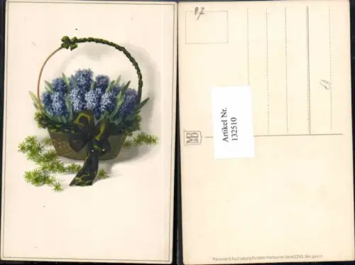 132510,Meissner e Buch Leipzig 2262 Blumen Korb