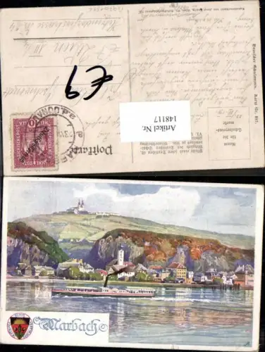 148117,Dt Schulverein 287 Marbach Maria Taferl Dampfer