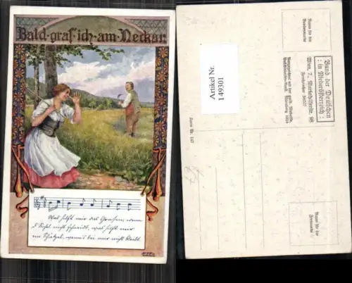 149301,Bund d. deutschen in Niederösterreich 147 Ezel signiert