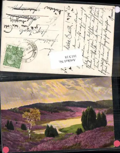 161318,Theo Stroefer 1172 Landschaft Sträucher Bäume