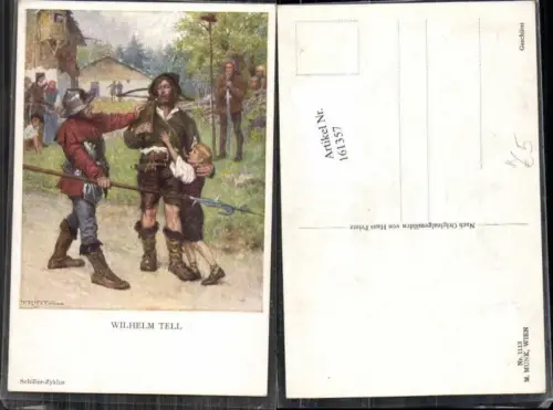 161357,M. Munk Vienne 1113 Printz Wilhem Tell Schiller Zyklus
