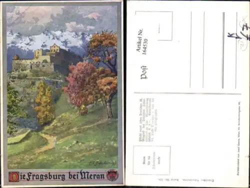 164530,Dt Schulverein 336 Fragsburg b. Meran sign E. F. Hofecker