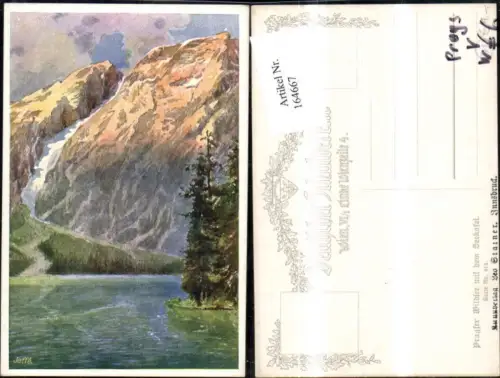 164667,Dt Schulverein 414 Pragser Wildsee m. d. Seekofel Prags Trentino Südtirol