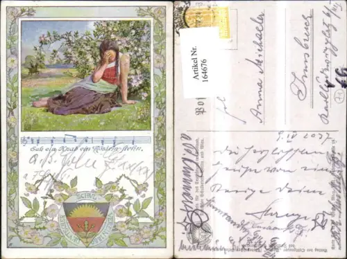 164676,Dt Schulverein 92 a Sah ein Knab ein Röslein stehn