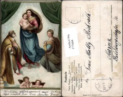 177604,Künstler AK Stengel e Co. 29712 Maria Himmel