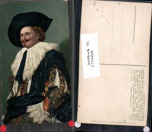 177608,Künstler AK Stengel e Co. 29177 FRans Hals Lachende Cavalier