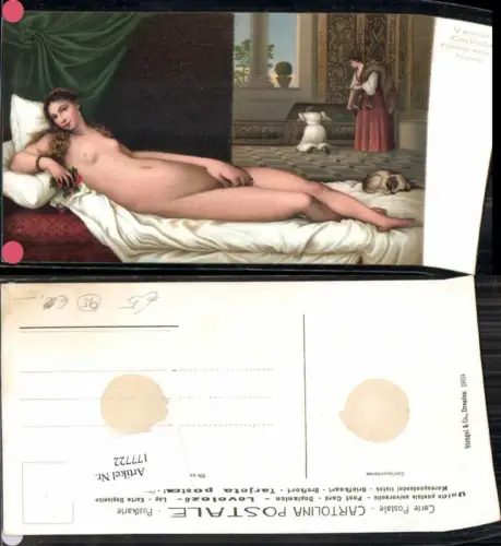 177722,Künstler AK Stengel e Co 29834 Akt Nude Nackte Frau Tiziano Vecelli