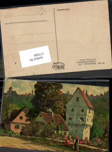 177848,Degi AK 415 Philipp Zeltner Rothenburg ob Tauber