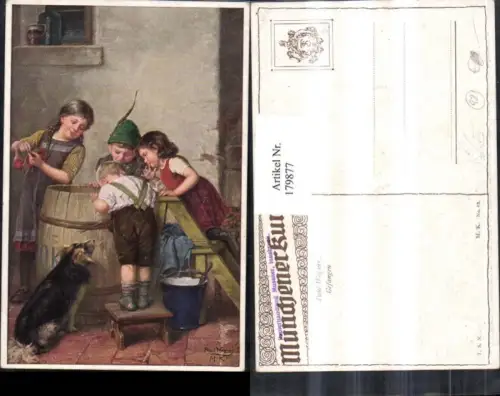 179877,Theo Stroefer Verlag 62 Paul Wagner Gefangen Kinder Fass Hund