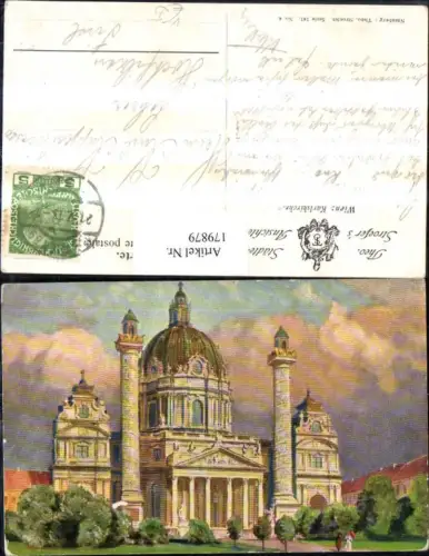 179879,Theo Stroefer Verlag 747euro4 Karlskirche in Wien