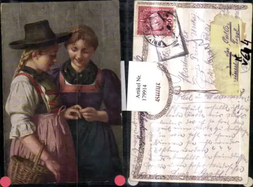 179914,Theo Stroefer Verlag 8 Emma von Müller Der Ring Frauen Hut Korb