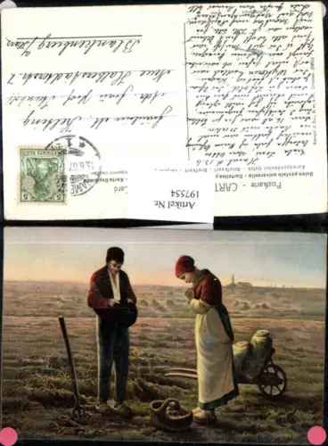 197554,Stengel e Co 29901 L'Angelus Frau u. Mann b. Beten auf d. Feld