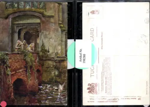 198280,Raphael Tuck Künstler Fred Whitehead Shakespeares Country Baddesley Clinton Hall