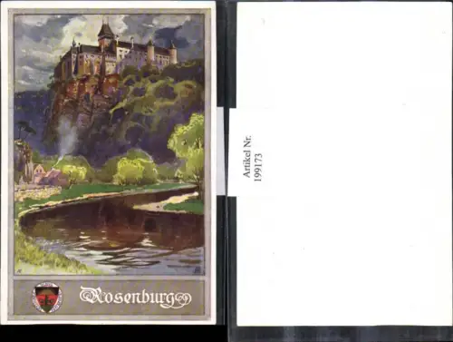 199173,Deutscher Schulverein Verlagsrohabzug Rosenburg Burg Partie