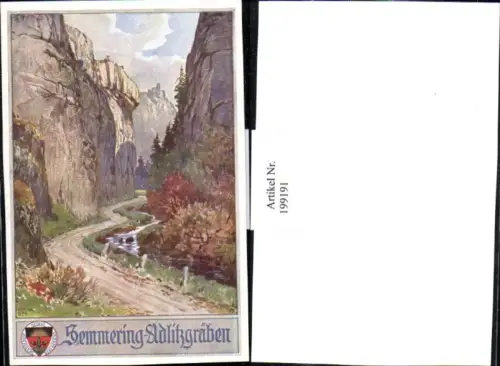 199191,Deutscher Schulverein Verlagsrohabzug Semmering Adlitzgräben