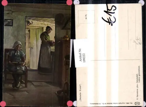 199222,Asco AK 4538 Dänische Kunst G. Vermehren Schularbeit Mädchen b. Lernen
