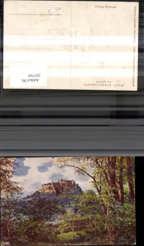 205764,Künstler Ak Salzburg Festung pub Wiro