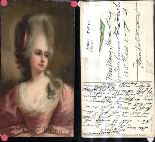 206412,Künstler Ak Meissner e Buch 1572 Frau Schöne Frau