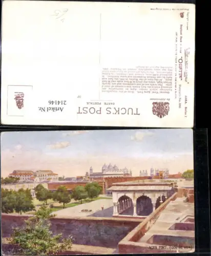 214146,Raphael Tuck e Sons 8945 Agra Fort General View